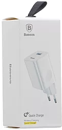 Мережевий зарядний пристрій з швидкою зарядкою Baseus Home Charger 1USB QC3.0 White (CCALL-BX02) - мініатюра 5