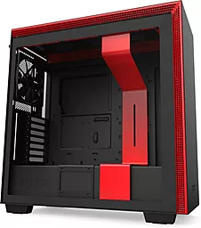 Корпус для комп'ютера Nzxt H710 Matte (CA-H710B-BR) Black/Red - мініатюра 2