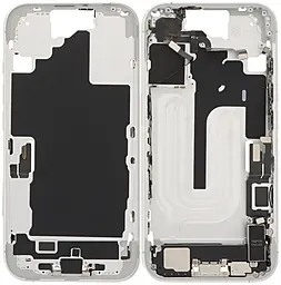 Рамка корпуса Apple iPhone 16 EU version, Original White - фото Рамка корпуса Apple iPhone 16 EU version, Original White