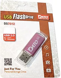 Флешка Dato 4GB DS7012 USB 2.0 (DT_DS7012P/4Gb) Pink - фото Флешка Dato 4GB DS7012 USB 2.0 (DT_DS7012P/4Gb) Pink
