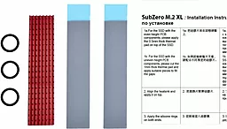 Радиатор для SSD GELID Solutions SubZero M.2 XL 22110 SSD Kit Black (M2-SSD-20-A-1) - миниатюра 2