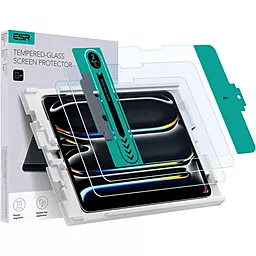 Защитное стекло ESR Tempered Glass для iPad Pro 13 7th Gen 2024 (2 шт) Clear (4894240194645) - фото Защитное стекло ESR Tempered Glass для iPad Pro 13 7th Gen 2024 (2 шт) Clear (4894240194645)