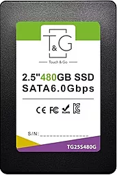 Накопичувач SSD T&G 480GB (TG25S480G) - фото Накопичувач SSD T&G 480GB (TG25S480G)