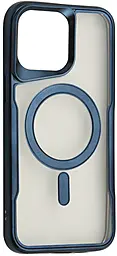 Чехол Case Esthetic MagSafe для Apple iPhone 13 Pro Blue - фото Чехол Case Esthetic MagSafe для Apple iPhone 13 Pro Blue