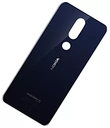Задня кришка корпусу Nokia 7.1 Dual Sim (TA-1085) Gloss Midnight Blue - мініатюра 2