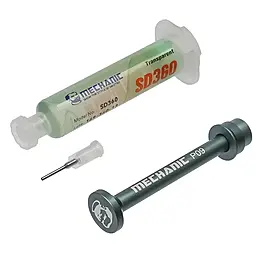 Флюс паста Mechanic SD360 10мл. з алюмінієвим штовхачем P09 в шприці