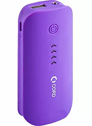 Повербанк Cord D-003 5200 mAh Light Purple - фото Повербанк Cord D-003 5200 mAh Light Purple