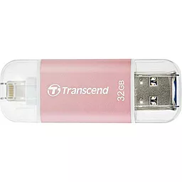 Флешка Transcend 32GB JetDrive Go 300 Rose Gold Plating USB 3.1/Lightning (TS32GJDG300R)