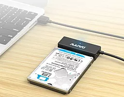Адаптер Maiwo HDD/SSD SATA 2,5"/3,5"/5,25" на USB 3.0 БП 12А/2A (K10435A) - мініатюра 7