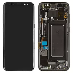Дисплей Samsung Galaxy S8 G950 с тачскрином и рамкой, сервисный оригинал, Black