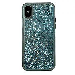 Чехол 1TOUCH Star Glitter Apple iPhone XS Max Green