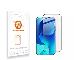 Защитное стекло Powermax 3D Premium Apple iPhone 12, iPhone 12 Pro Black (PWRMX3DIPH12B)