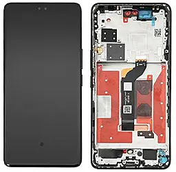 Дисплей Huawei Honor 200 Pro з тачскріном і рамкою, оригінал, Black - фото Дисплей Huawei Honor 200 Pro з тачскріном і рамкою, оригінал, Black