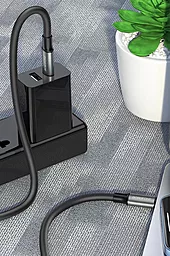 Кабель Borofone BX82 Bountiful USB Type-C - Type-C 60w 3a 1м PD cable Black - миниатюра 3 Кабель Borofone BX82 Bountiful USB Type-C - Type-C 60w 3a 1м PD cable Black - миниатюра 3