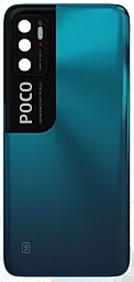 Задняя крышка корпуса Xiaomi Poco M3 Pro / Poco M3 Pro 5G со стеклом камеры Original Cool Blue - фото Задняя крышка корпуса Xiaomi Poco M3 Pro / Poco M3 Pro 5G со стеклом камеры Original Cool Blue