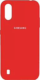 Чехол 1TOUCH Silicone Case Full Samsung A015 Galaxy A01 Red