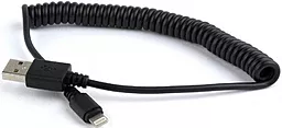 Кабель USB Cablexpert Lightning Cable 1.5м витой Black (CC-LMAM-1.5M)