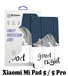 Чехол для планшета BeCover Smart Case для Xiaomi Mi Pad 5 / 5 Pro Good Night (708069) - фото Чехол для планшета BeCover Smart Case для Xiaomi Mi Pad 5 / 5 Pro Good Night (708069)