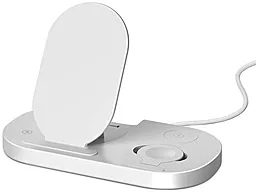 Беспроводная док-станция EasyLife GY-Z6S 3-in-1 15w wireless charger white - фото Беспроводная док-станция EasyLife GY-Z6S 3-in-1 15w wireless charger white