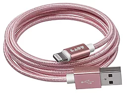 Кабель Laut LINK Metallics USB-A - Lightning 12w 2.4a 1.2м cable Rose/Gold (LAUTLKMLTN1.2RG) - фото Кабель Laut LINK Metallics USB-A - Lightning 12w 2.4a 1.2м cable Rose/Gold (LAUTLKMLTN1.2RG)