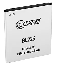 Аккумулятор Lenovo S580 Dual Sim IdeaPhone / BL225 / BML6410 (2150 mAh) ExtraDigital