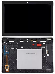 Дисплей для планшету Lenovo Tab M10 TB-X505F, TB-X505L, TB-X505X з тачскріном і рамкою, оригінал, Black