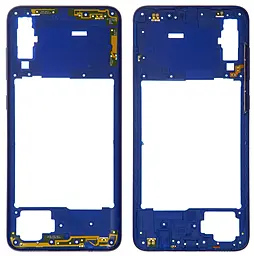 Рамка корпуса Samsung Galaxy A70 A705 Blue - фото Рамка корпуса Samsung Galaxy A70 A705 Blue
