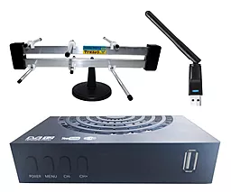 Комплект цифрового ТВ Terrestrial DVB-T2 + кімнатна антена + адаптер WIFI