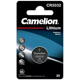 Батарейки Camelion CR2032 Lithium 1шт 3 V