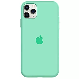Чехол Silicone Case Full для Apple iPhone 11 Pro Max Spearmint