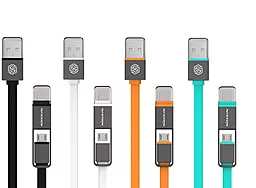 USB Кабель Nillkin Plus Lightning & Micro 1.2M Orange - мініатюра 4