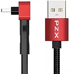 Кабель PZX Output V122 USB-A - Lightning 12w 3.1a 1м cable Red - фото Кабель PZX Output V122 USB-A - Lightning 12w 3.1a 1м cable Red