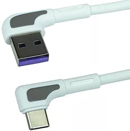 Кабель Remax L-Type USB-A - Type-C 25w 5a 1м cable White (RC-181a)