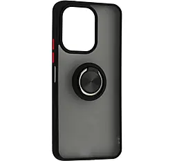 Чехол 1TOUCH Gingle Ring Case для Xiaomi Redmi Note 14 5G Black