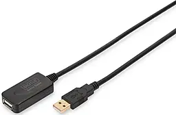 Шлейф (Кабель) Digitus USB 2.0 AM/AF 5м чорний (DA-70130-4) - фото Шлейф (Кабель) Digitus USB 2.0 AM/AF 5м чорний (DA-70130-4)