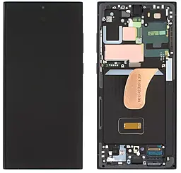 Дисплей Samsung Galaxy S23 Ultra S918 5G з тачскріном і рамкою, (TFT, без функції відбитка пальця), Red - фото Дисплей Samsung Galaxy S23 Ultra S918 5G з тачскріном і рамкою, (TFT, без функції відбитка пальця), Red