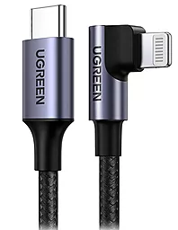 Кабель USB PD Ugreen US305 MFI 20w 3a USB Type-C - Lightning cable black (60763) - миниатюра 3