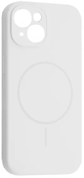 Чохол Silicone Case Full Camera Fine Ring MagSafe для Apple iPhone 14  White - фото 1