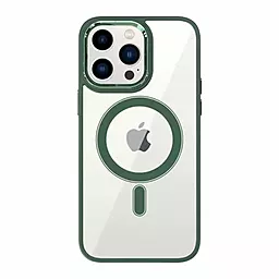 Чехол Epik Color Clear Case with Magsafe Apple iPhone 13 Pro Max Green