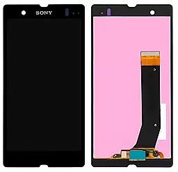Дисплей Sony Xperia Z з тачскріном, оригінал, Black - фото Дисплей Sony Xperia Z з тачскріном, оригінал, Black