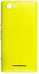 Задняя крышка корпуса Sony Xperia M C1904, C1905 / Xperia M Dual C2005 Original Yellow