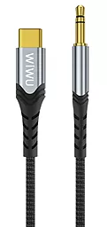 Аудио кабель WIWU YP03 AUX mini Jack 3.5mm M/M сable 1.5 м black - фото Аудио кабель WIWU YP03 AUX mini Jack 3.5mm M/M сable 1.5 м black