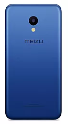 Задня кришка корпусу Meizu M5 зі склом камери Blue
