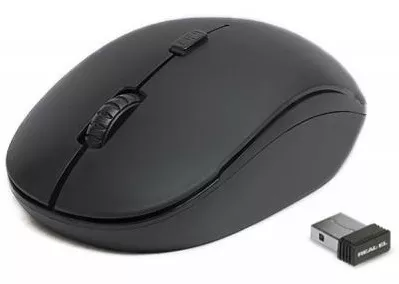 Комп'ютерна мишка REAL-EL RM-301 Black - фото 1