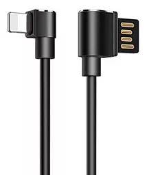 Кабель Hoco U37 Long Roam Charging USB-A - Lightning 12w 2.4a 0.6м cable Black
