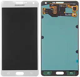 Дисплей Samsung Galaxy A7 A700 2015 з тачскріном, (OLED), White