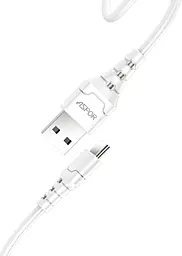 Кабель Aspor A102 USB-A - Type-C 15w 3a 1м cable white - фото Кабель Aspor A102 USB-A - Type-C 15w 3a 1м cable white