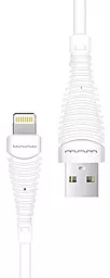 Кабель WUW X76A USB-A - Lightning 5w 2м cable White - фото Кабель WUW X76A USB-A - Lightning 5w 2м cable White