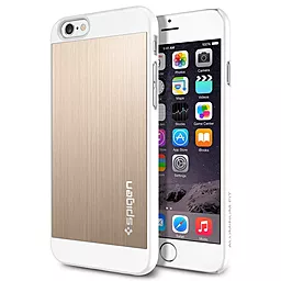 Чехол Spigen Aluminum Fit для Apple iPhone 6s, iPhone 6 Champagne Gold (SGP10945)