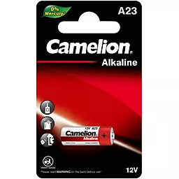 Батарейки Camelion A23 / LR23 Alkaline (A23-BP1) 1шт 12 V - фото Батарейки Camelion A23 / LR23 Alkaline (A23-BP1) 1шт 12 V